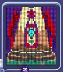 Pixel Flow fase 1626: print do tabuleiro
