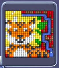Pixel Flow уровень 109: скриншот поля