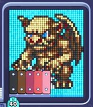 Pixel Flow level 1845: screenshot of the board