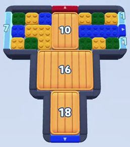 Color Block Jam bölümü: tahtanın ekran görüntüsü