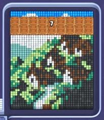 Pixel Flow level 827: screenshot of the board
