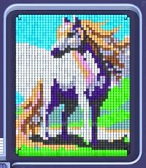 Pixel Flow level 842: screenshot of the board
