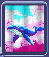 Pixel Flow уровень 1642: скриншот поля