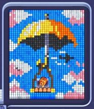 Pixel Flow level 1623: screenshot of the board