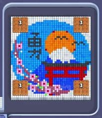 Pixel Flow уровень 358: скриншот поля