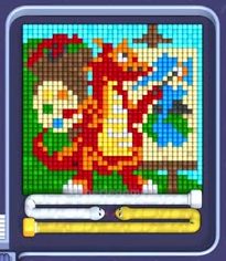 Pixel Flow level 985: screenshot of the board