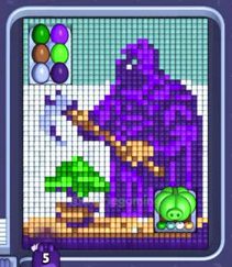 Pixel Flow level 1429: screenshot of the board
