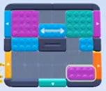 Color Block Jam Level 50: Screenshot des Spielfelds