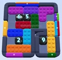 Color Block Jam Level 1223 / 1219 / 1221: Screenshot des Spielfelds