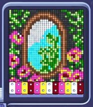 Pixel Flow level 1629: screenshot of the board