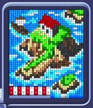 Pixel Flow level 1677: screenshot of the board