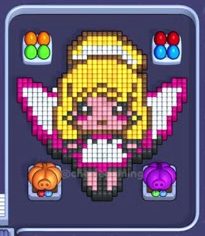 Pixel Flow level 852: screenshot of the board