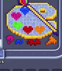 Pixel Flow уровень 204: скриншот поля