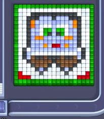 Pixel Flow Level 19: Screenshot des Spielfelds