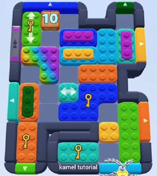 Color Block Jam level 666 / 1625: screenshot of the board