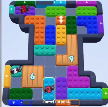 Color Block Jam Level 796 / 769: Screenshot des Spielfelds