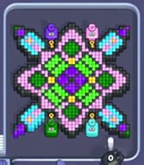 Pixel Flow уровень 397: скриншот поля