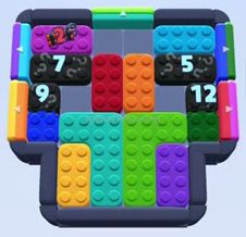 Color Block Jam level 934 / 1839: screenshot of the board