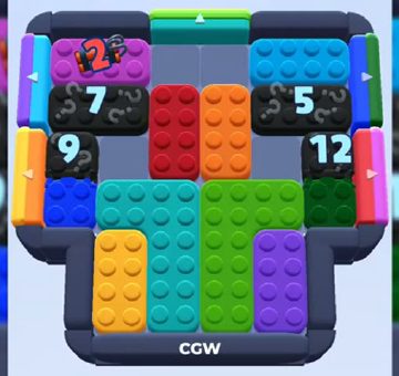 Color Block Jam 934. bölüm: tahtanın ekran görüntüsü