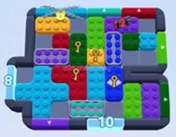 Color Block Jam level 965 / 975 / 1854: screenshot of the board