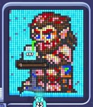 Pixel Flow level 1843: screenshot of the board