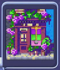 Pixel Flow level 1379: screenshot of the board