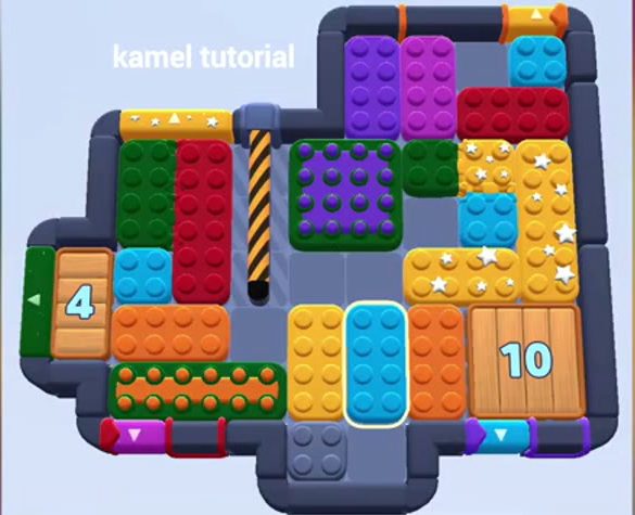Color Block Jam Level 1407 / 1408 / 1443 / 1446 / 1450: Screenshot des Spielfelds