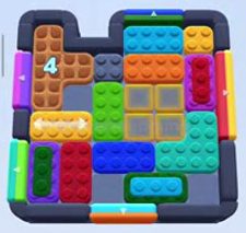 Color Block Jam Level 947 / 949: Screenshot des Spielfelds