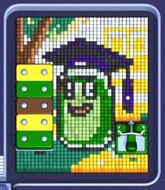 Pixel Flow level 1657: screenshot of the board