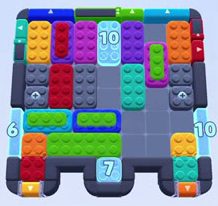 Уровень Color Block Jam: скриншот поля