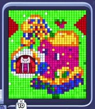 Pixel Flow уровень 2370: скриншот поля
