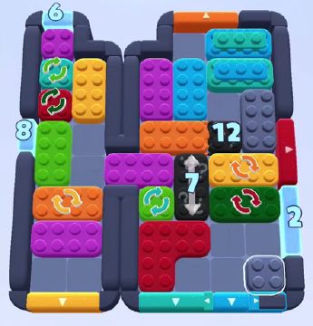 Color Block Jam 레벨 1266 / 1263: 보드 스크린샷
