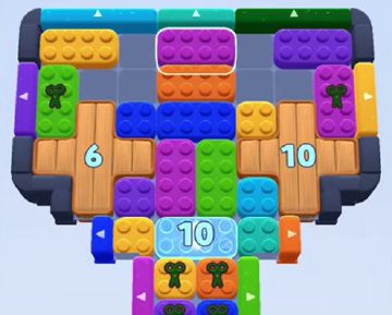 Color Block Jam 285. bölüm: tahtanın ekran görüntüsü