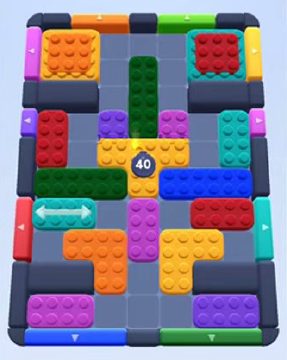 Color Block Jam niveau 198 : capture du plateau