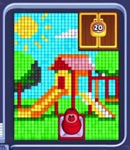 Pixel Flow уровень 2369: скриншот поля