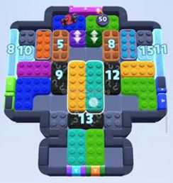 Color Block Jam 레벨 1414 / 1422 / 2323: 보드 스크린샷