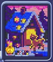 Pixel Flow fase 1799: print do tabuleiro