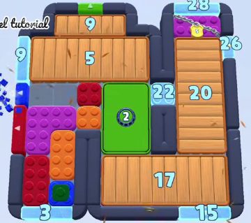 Color Block Jam level 1614 / 1618 / 1673 / 2605: screenshot of the board