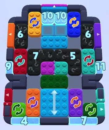 Color Block Jam 레벨 1280 / 1283: 보드 스크린샷