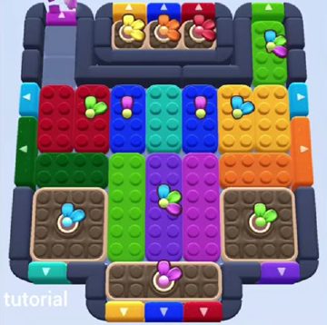 Color Block Jam 1203. bölüm: tahtanın ekran görüntüsü