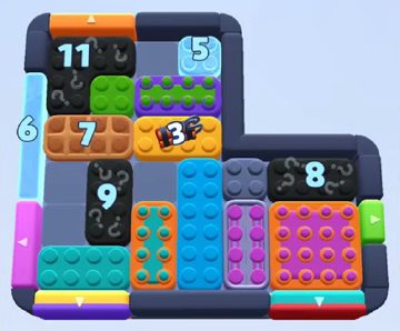 Color Block Jam 1137. bölüm: tahtanın ekran görüntüsü