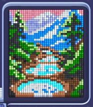 Pixel Flow level 1585: screenshot of the board