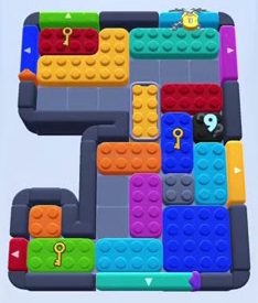 Уровень Color Block Jam: скриншот поля