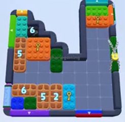 Уровень Color Block Jam: скриншот поля