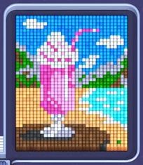 Pixel Flow level 840: screenshot of the board