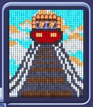 Pixel Flow level 1563: screenshot of the board