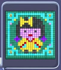 Pixel Flow Level 43: Screenshot des Spielfelds