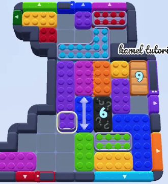 Color Block Jam уровень 1756: скриншот поля