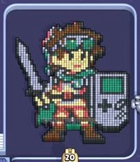 Pixel Flow level 800: screenshot of the board