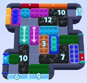 Color Block Jam 레벨 1240 / 1244 / 2138: 보드 스크린샷
